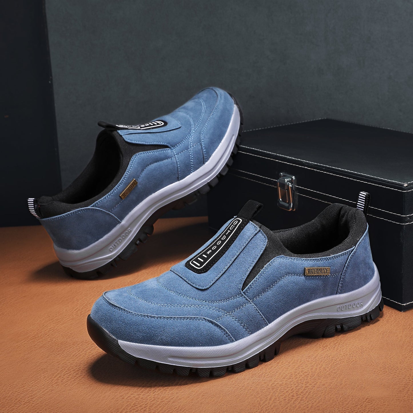 🎄Christmas Sale 50% Off🔥 Men's Waterproof Orthopedic Slip-on Walking Shoes