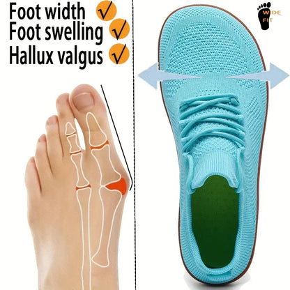 Summer Sale 50%❤️ WideOrthoFit™ Barefoot Slip-on Shoes, Running Walking Sneakers