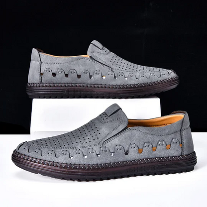 Summer Sale 45% Off🔥 Mens Comfort Walking Leather Slip-on Shoes