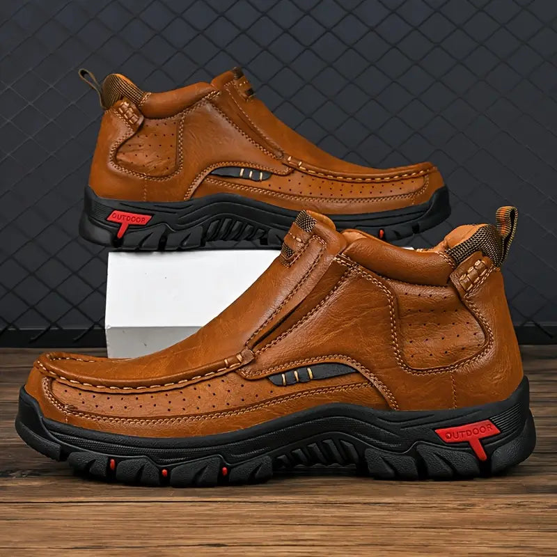 Last Day 50% OFF❤️ Waterproof Non-Slip Ankle Boots for Men – Comfort Orthopedic Outdoor Shoes