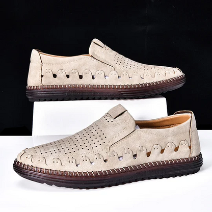 Summer Sale 45% Off🔥 Mens Comfort Walking Leather Slip-on Shoes
