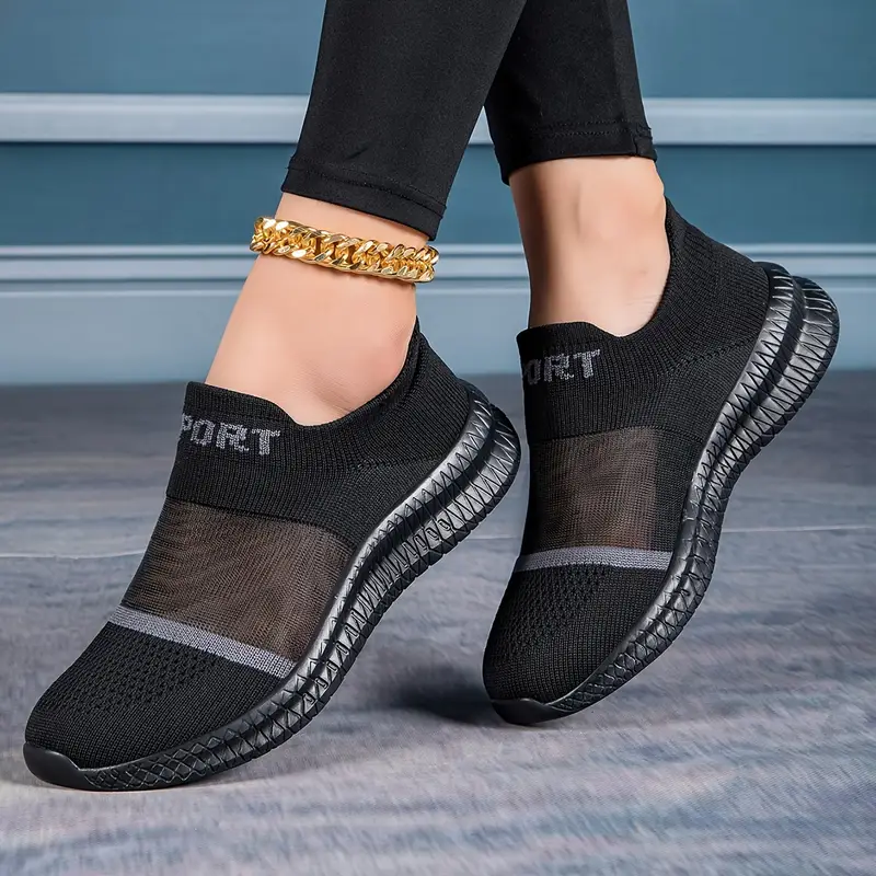 Last day 50% Off💕 Women's Breathable Slip-On Sneakers - Lightweight Casual Shoes with Ergonomic Arch Support