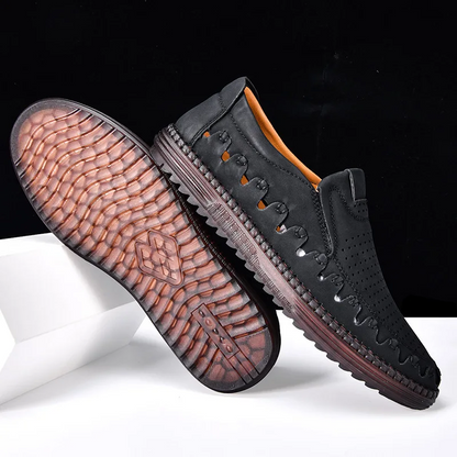Summer Sale 45% Off🔥 Mens Comfort Walking Leather Slip-on Shoes