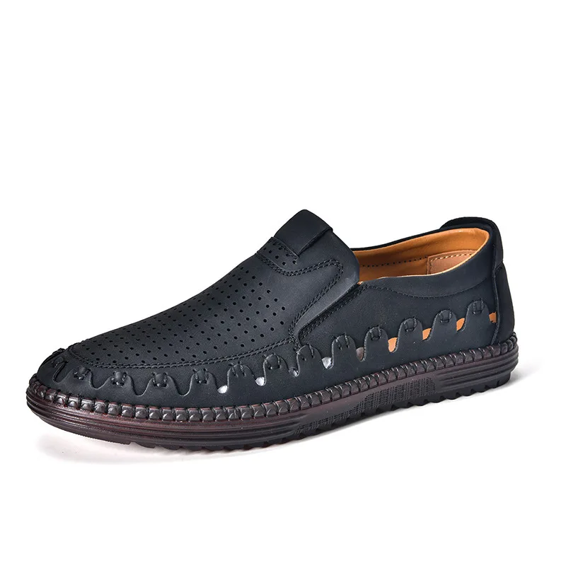Summer Sale 45% Off🔥 Mens Comfort Walking Leather Slip-on Shoes