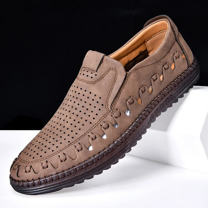Summer Sale 45% Off🔥 Mens Comfort Walking Leather Slip-on Shoes