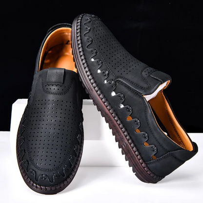Summer Sale 45% Off🔥 Mens Comfort Walking Leather Slip-on Shoes