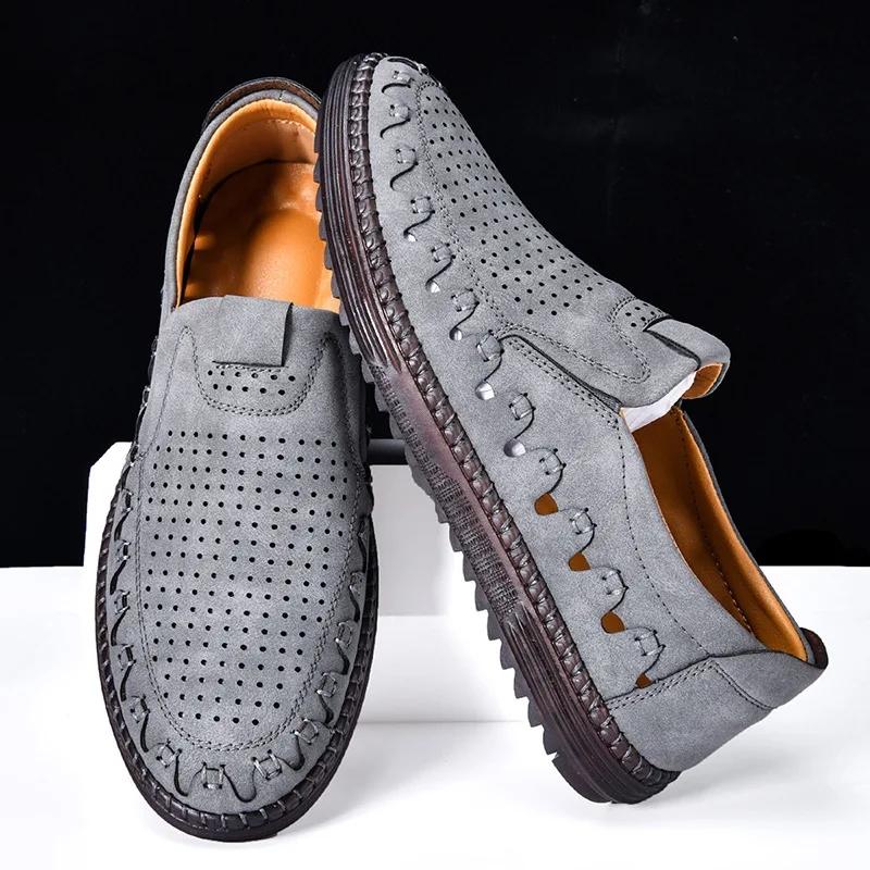 Summer Sale 45% Off🔥 Mens Comfort Walking Leather Slip-on Shoes