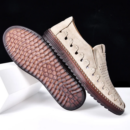 Summer Sale 45% Off🔥 Mens Comfort Walking Leather Slip-on Shoes