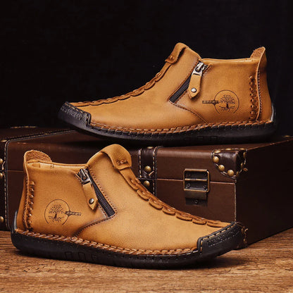 New Arrival Sale 50% Off🔥Men’s Classic Orthopedic Leather Ankle Boots – All-Season Comfort, Handcrafted Style