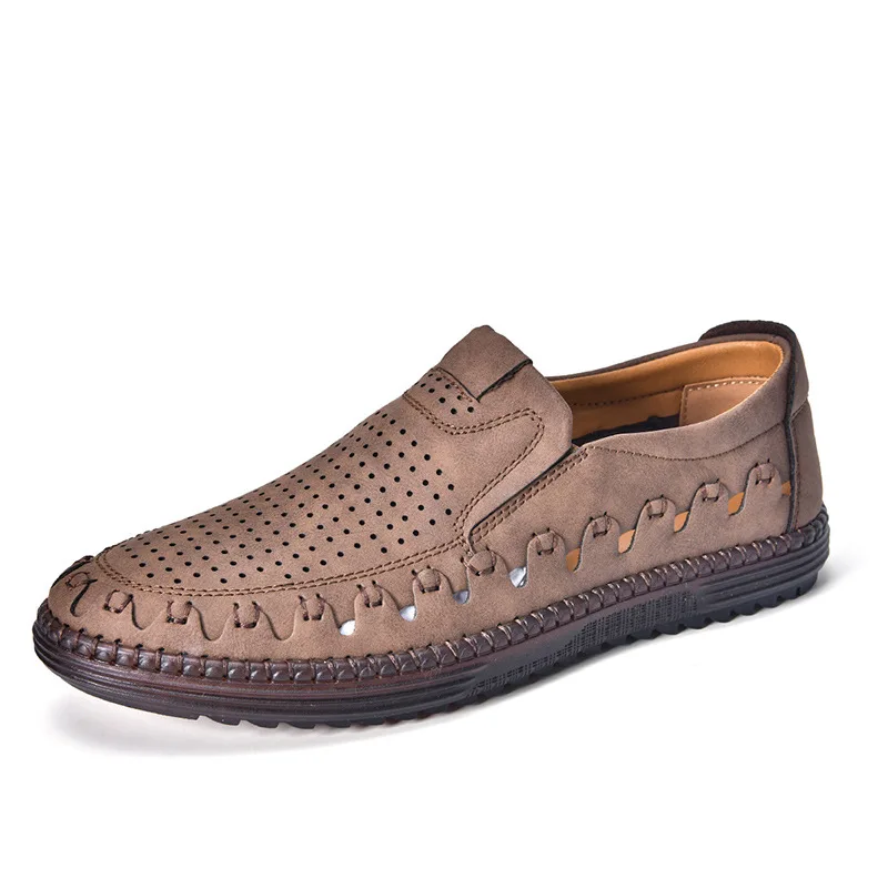Summer Sale 45% Off🔥 Mens Comfort Walking Leather Slip-on Shoes