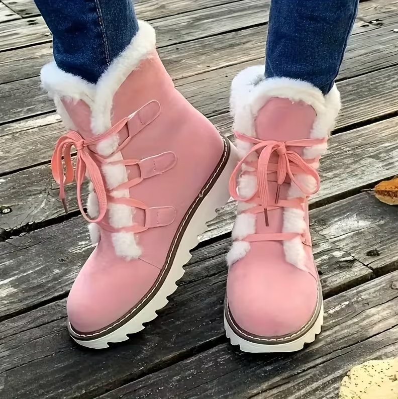 🎄Early Christmas Sale 50%❤️Women's Orthopedic Winter Warm Fur Snow Boots