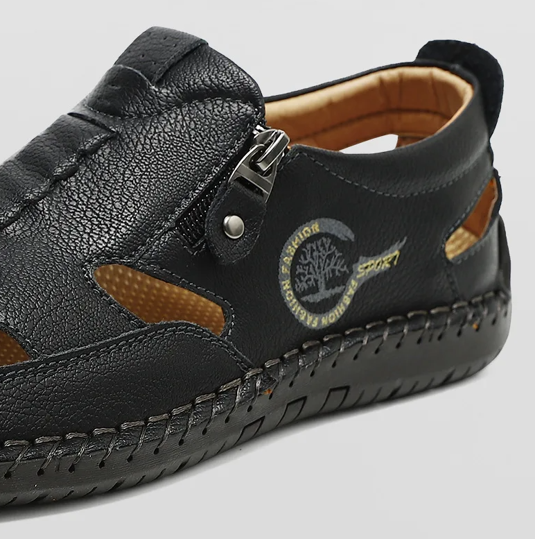 Last day 50% Off❤️ Men’s Orthopedic Leather Slip-on for Comfort Walking