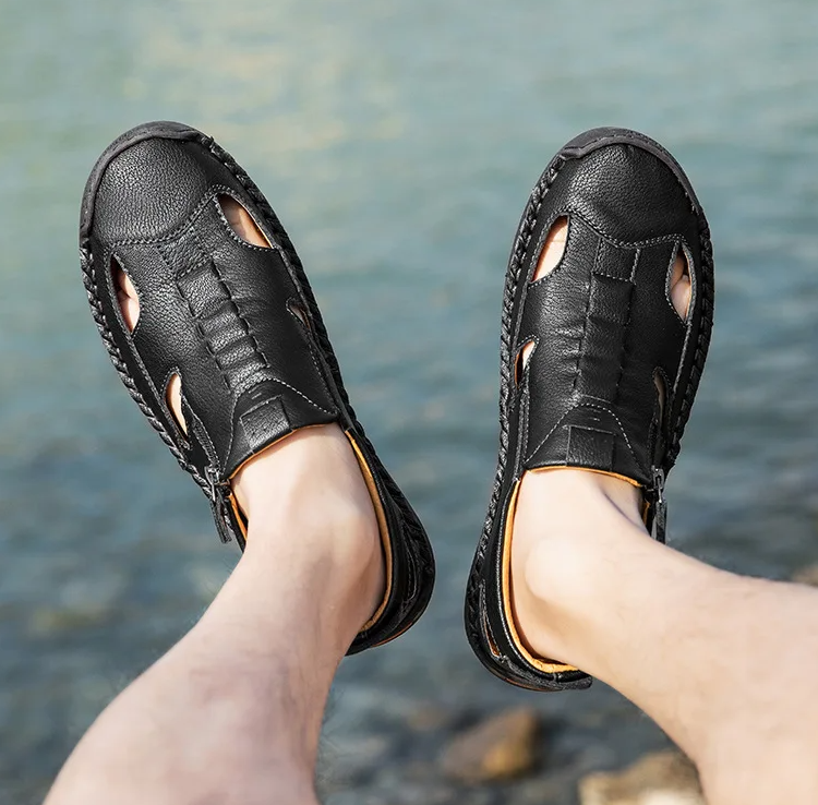 Last day 50% Off❤️ Men’s Orthopedic Leather Slip-on for Comfort Walking