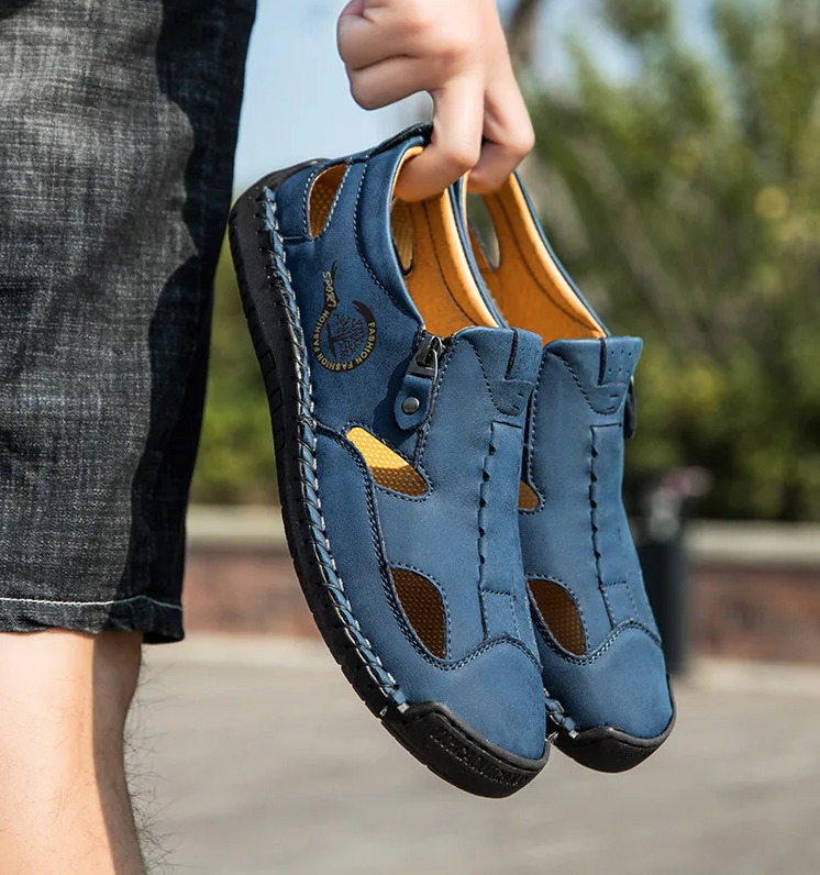 Last day 50% Off❤️ Men’s Orthopedic Leather Slip-on for Comfort Walking