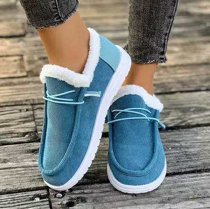 CozyStep™ Women’s Orthopedic Fur-Lined Slip-On Shoes