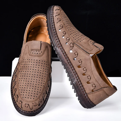 Summer Sale 45% Off🔥 Mens Comfort Walking Leather Slip-on Shoes