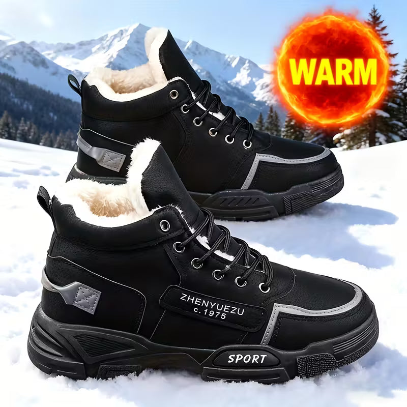 🎄Early Christmas Sale 50%❤️Men’s Comfort Orthopedic Winter Snow Boots – Insulated, Stylish, and Built for Orthopedic Comfort