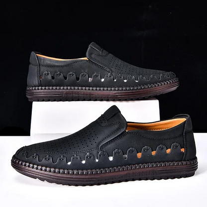 Summer Sale 45% Off🔥 Mens Comfort Walking Leather Slip-on Shoes