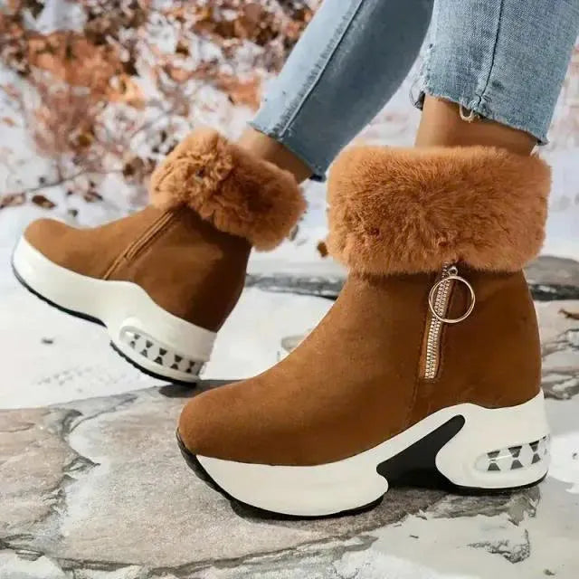 🎄Early Christmas Sale 50%❤️ Women's Warm Orthopedic Platform Boots
