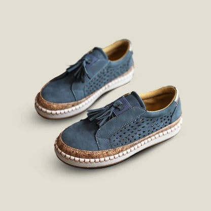 Women Hollow-Out Round Toe Orthopedic Walking Shoes
